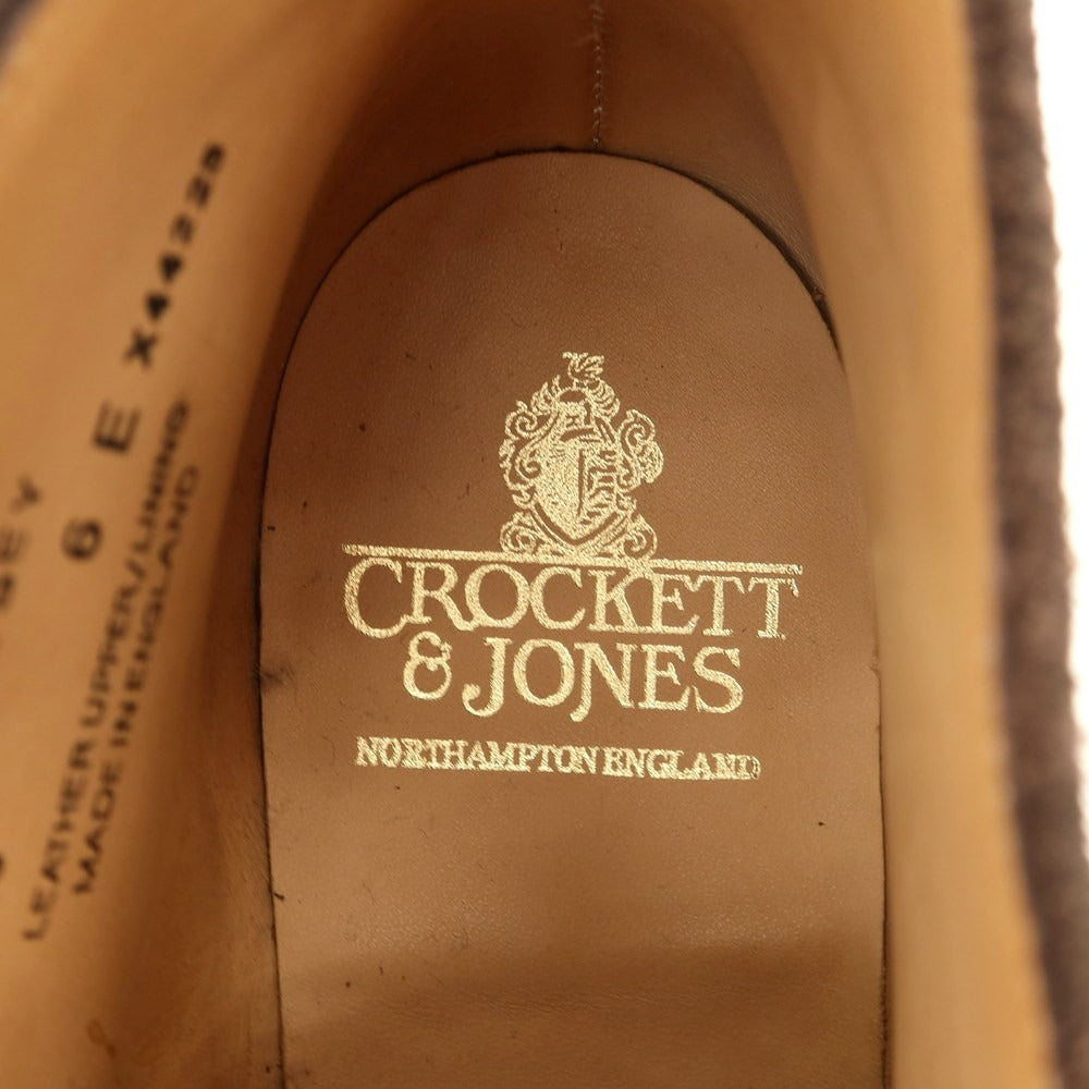 【中古】クロケットアンドジョーンズ CROCKETT&amp;JONES CHERTSEY スエード チャッカブーツ ブラウン【 6 E 】【 状態ランクB 】【 メンズ 】
[DPD]