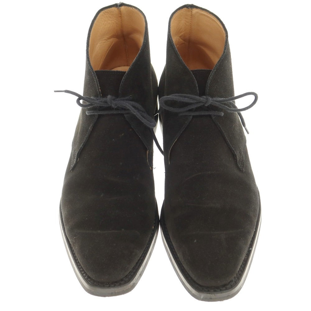 [Used] Crockett &amp;amp; Jones Tetbury Suede Chukka Boots Black [6 E] [Condition Rank B] ​​[Men&