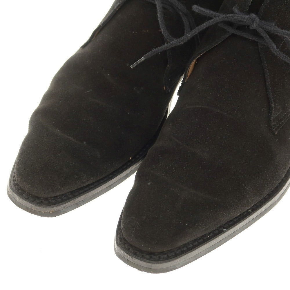 [Used] Crockett &amp;amp; Jones Tetbury Suede Chukka Boots Black [6 E] [Condition Rank B] ​​[Men&