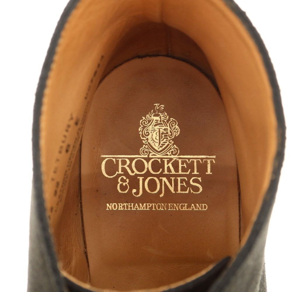 【中古】クロケットアンドジョーンズ CROCKETT&amp;JONES TETBURY スエード チャッカブーツ ブラック【 6 E 】【 状態ランクB 】【 メンズ 】
[DPD]