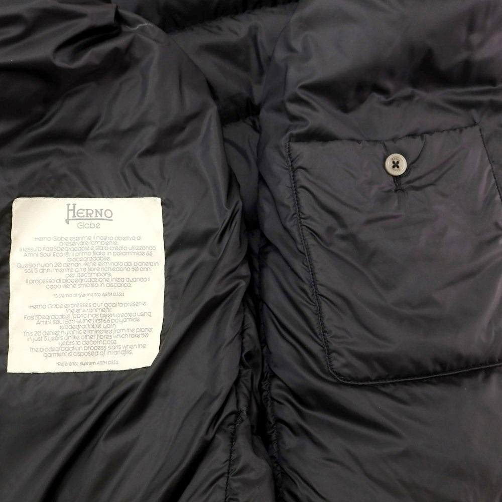 [Used] Herno Nylon Down Jacket Black [44] [Condition Rank B] ​​[Men&