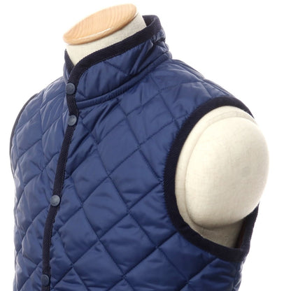 [Used] LAVENHAM polyester quilted vest, navy [S/36] [Condition rank B] ​​[Men&