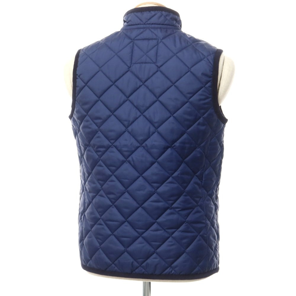 [Used] LAVENHAM polyester quilted vest, navy [S/36] [Condition rank B] ​​[Men&