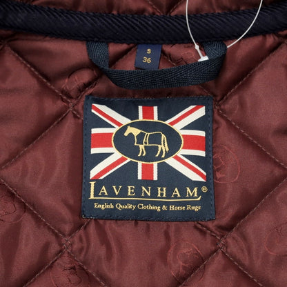 [Used] LAVENHAM polyester quilted vest, navy [S/36] [Condition rank B] ​​[Men&