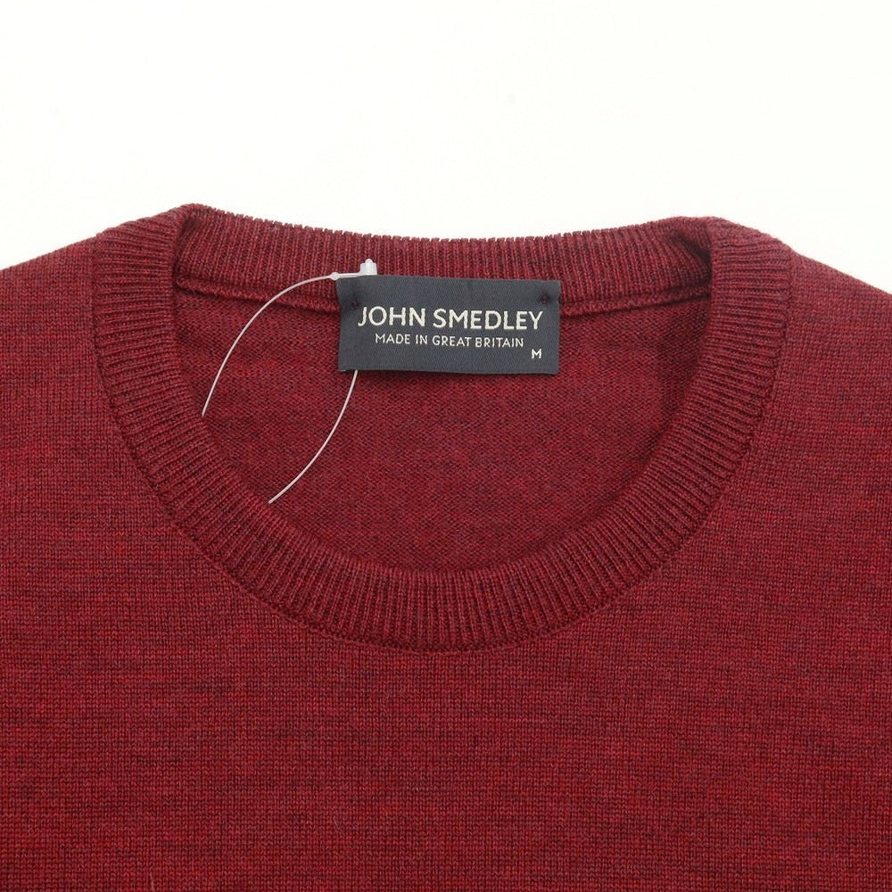 [Used] John Smedley JOHN SMEDLEY High Gauge Wool Crew Neck Knit Maroon [M] [Condition Rank A] [Men&