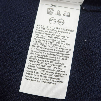 [Used] Banana Republic Silk Cotton Cashmere Crew Neck Knit Navy x Blue [M] [Condition Rank A] [Men&