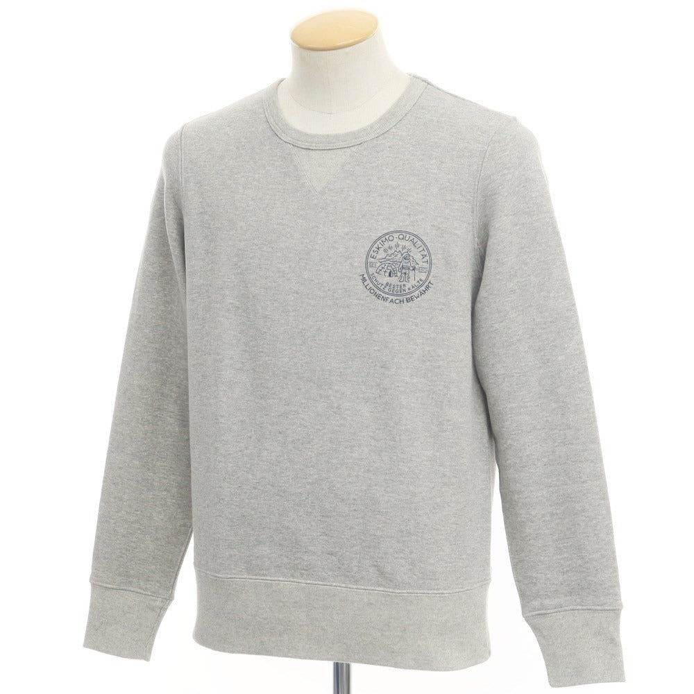 [Used] Merz b.Schwanen Double V Gusset Sweatshirt Light Gray [4/S] [Condition Rank B] ​​[Men&