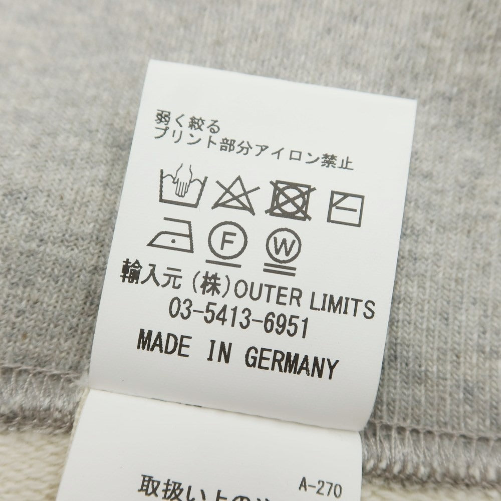 [Used] Merz b.Schwanen Double V Gusset Sweatshirt Light Gray [4/S] [Condition Rank B] ​​[Men&