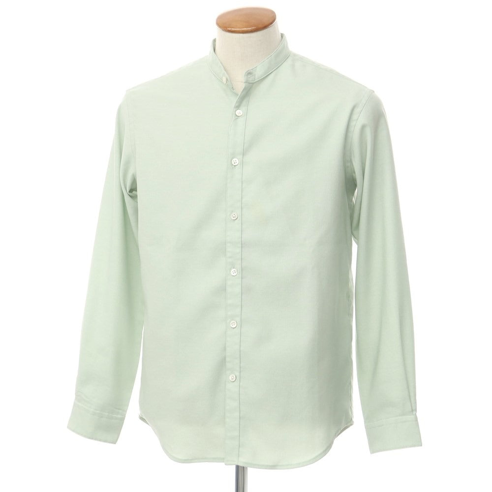 [Used] EDIFICE polyester band collar shirt, light green [M] [Condition rank B] [Men&