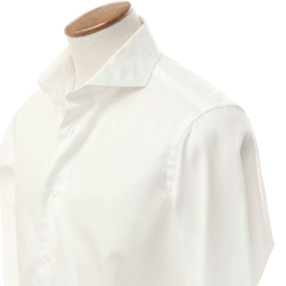 【中古】リングヂャケット リングジャケット RING JACKET 形態安定加工コットン ドレスシャツ ホワイト【 表記なし（M位） 】【 状態ランクC 】【 メンズ 】
[BPD]