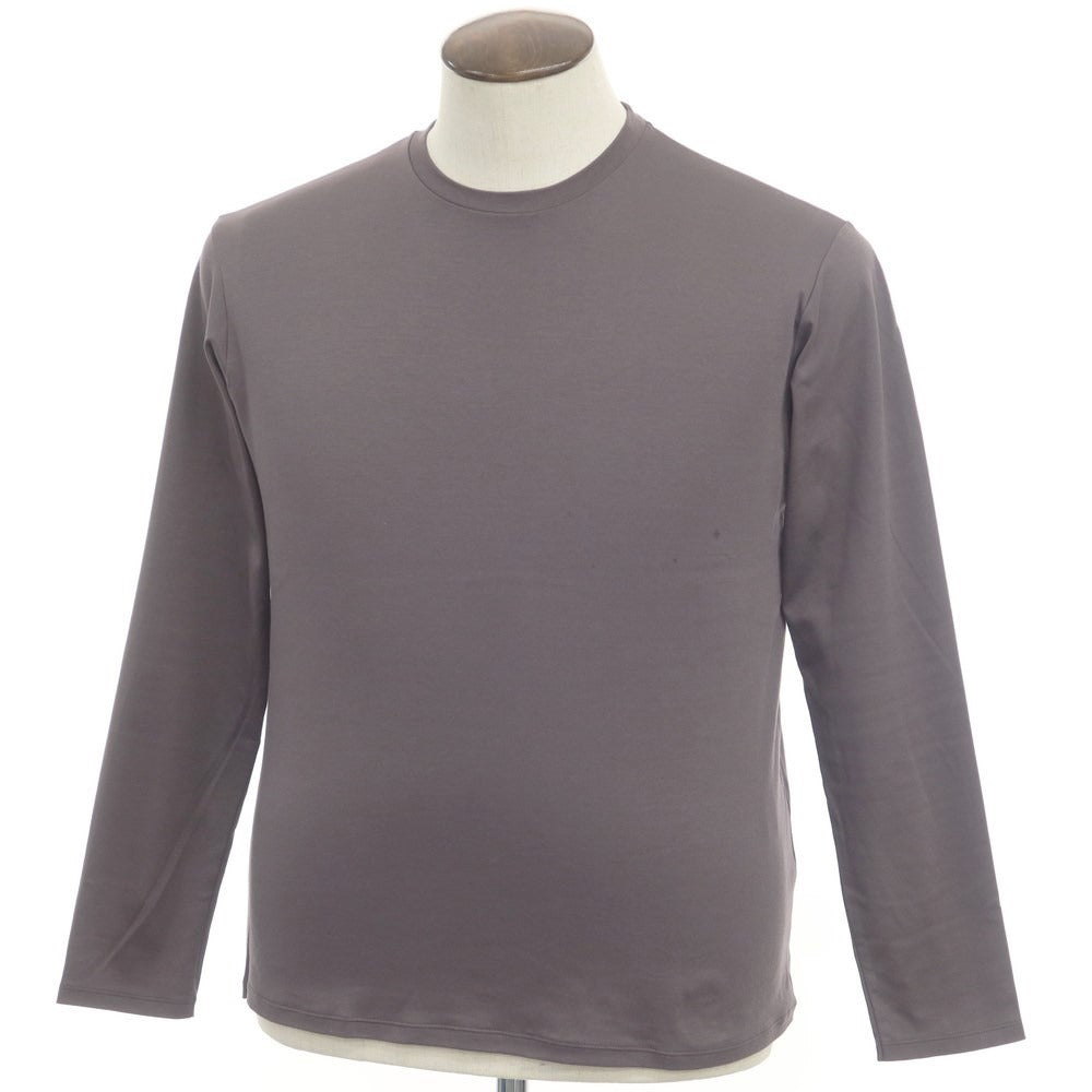 [Used] SHIPS Cotton Crew Neck Long Sleeve T-Shirt Taupe [L] [Condition Rank C] [Men&