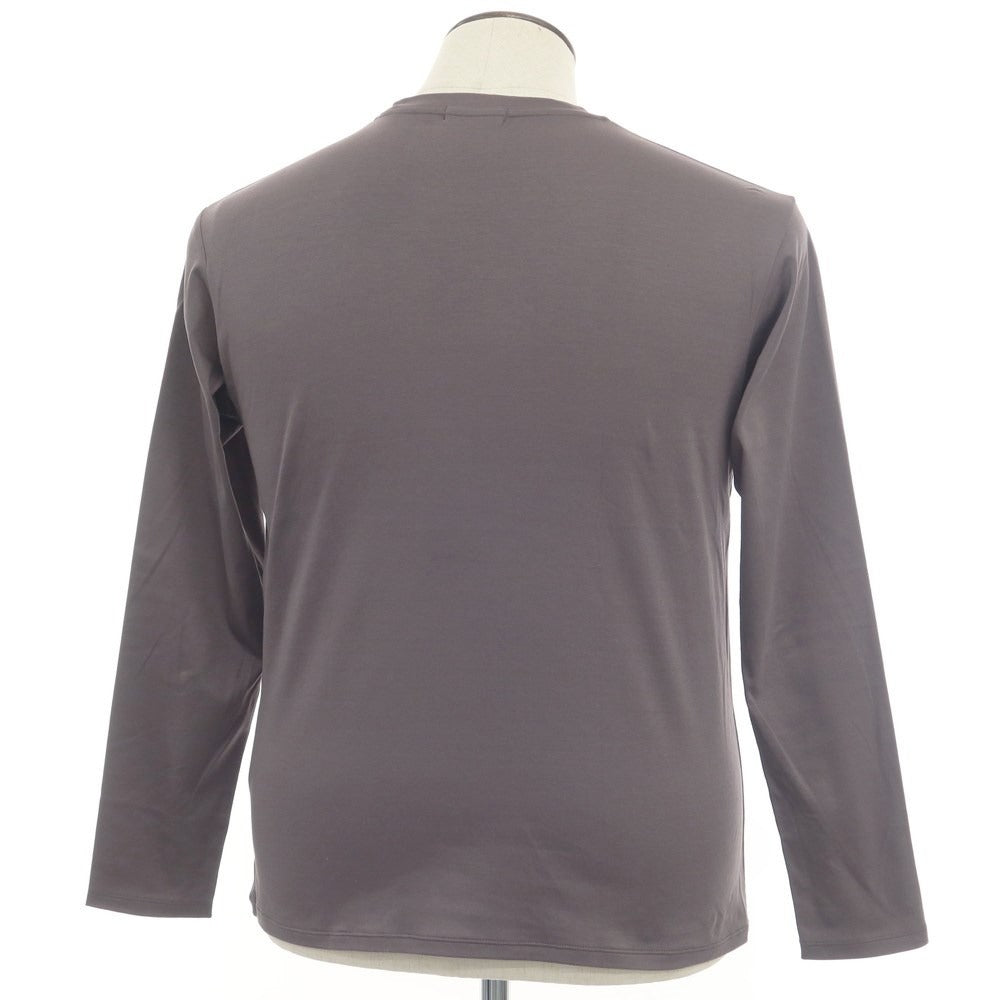 [Used] SHIPS Cotton Crew Neck Long Sleeve T-Shirt Taupe [L] [Condition Rank C] [Men&