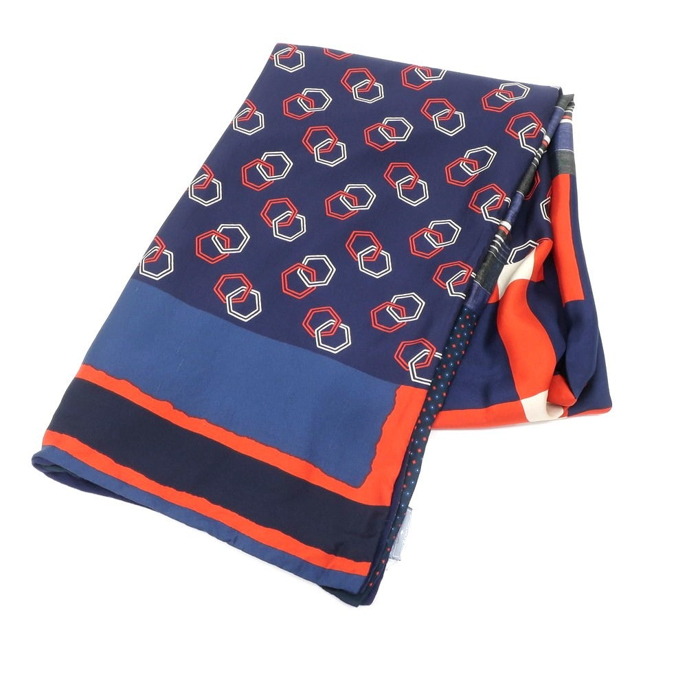 [Used] PIERRE LOUIS MASCIA scarf
 Navy x Red x Red [NVY] [S/S] [Condition Rank C] [Men&