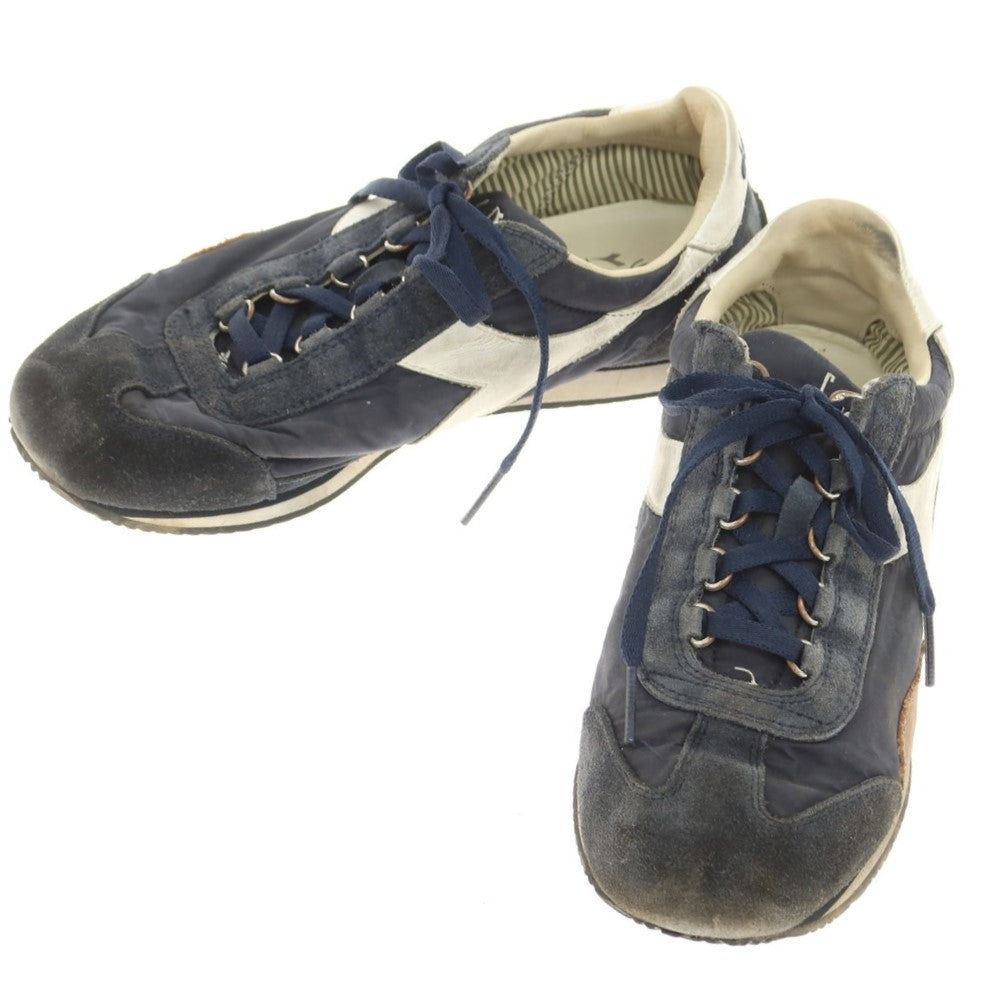 [Used] Diadora HERITAGE EQUIPE processed sneakers, navy [25.5] [Condition rank C] [Men&