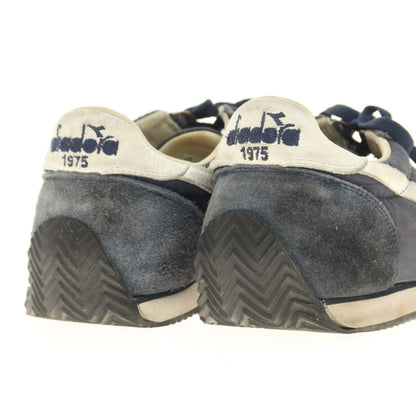 [Used] Diadora HERITAGE EQUIPE processed sneakers, navy [25.5] [Condition rank C] [Men&