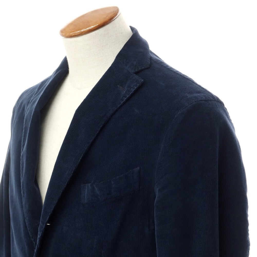 [Used] BOGLIOLI K.JACKET Corduroy Casual Jacket Navy [46] [Condition Rank C] [Men&