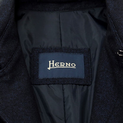 [Used] Herno wool cotton padded stand collar coat
 Navy [Size 46] [NVY] [A/W] [Condition Rank B] ​​[Men&