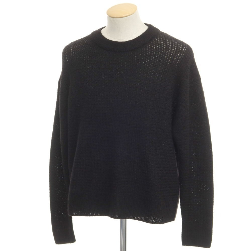 [Used] [Unused] Naked Gauge 2023 Fall/Winter Alpaca Crew Neck Pullover Knit Black [1] [Condition Rank S] [Men&