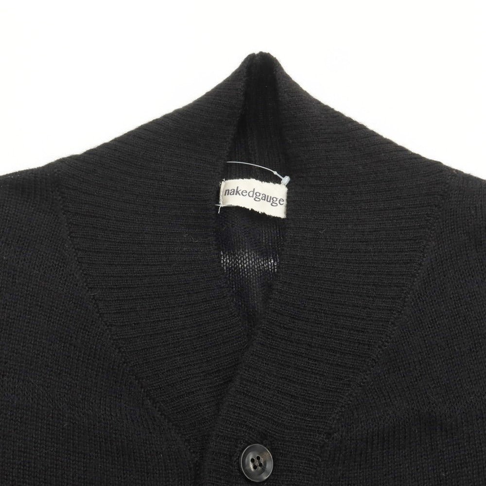 [Used] nakedgauge 2023 Autumn/Winter Alpaca Cardigan Black [Size 1] [BLK] [A/W] [Condition Rank A] [Men&