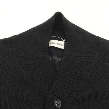 [Used] nakedgauge 2023 Autumn/Winter Alpaca Cardigan Black [Size 1] [BLK] [A/W] [Condition Rank A] [Men&