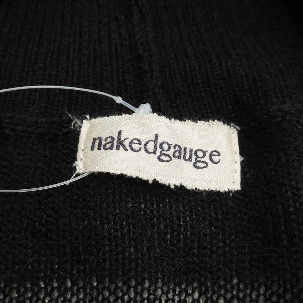 [Used] nakedgauge 2023 Autumn/Winter Alpaca Cardigan Black [Size 1] [BLK] [A/W] [Condition Rank A] [Men&