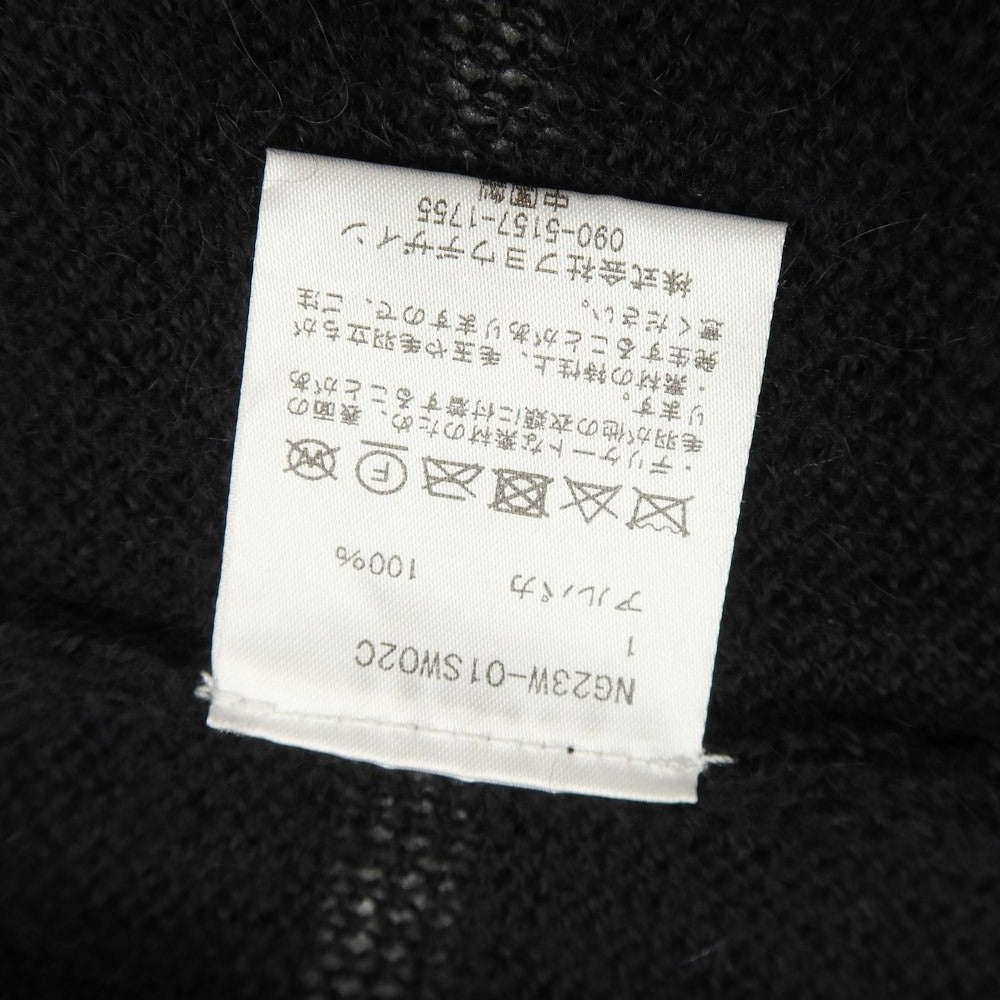 [Used] nakedgauge 2023 Autumn/Winter Alpaca Cardigan Black [Size 1] [BLK] [A/W] [Condition Rank A] [Men&