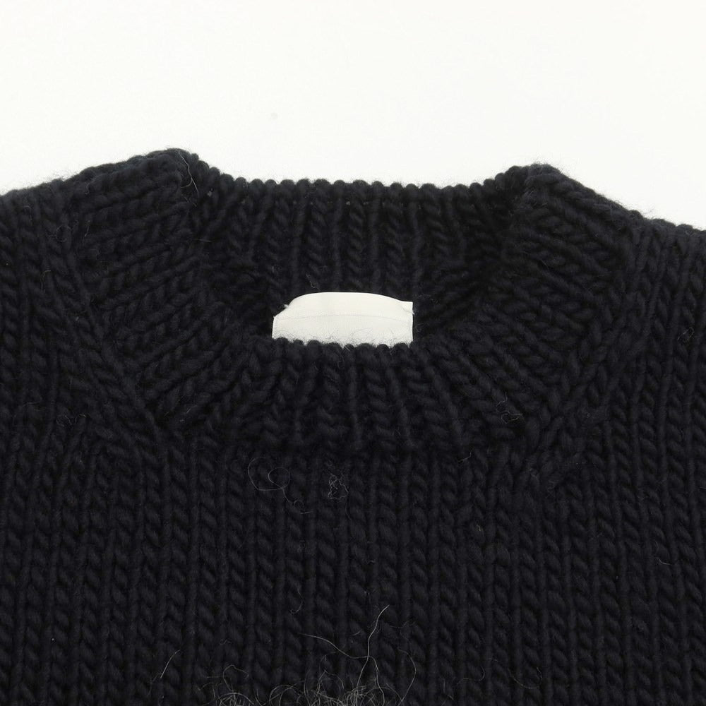 [Used] HUM VENT 2023 Autumn/Winter Wool Crew Neck Pullover Knit 
Black [Size 3] [BLK] [A/W] [Condition Rank A] [Men&