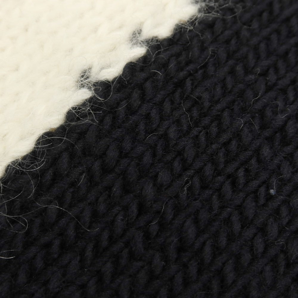 [Used] HUM VENT 2023 Autumn/Winter Wool Crew Neck Pullover Knit 
Black [Size 3] [BLK] [A/W] [Condition Rank A] [Men&