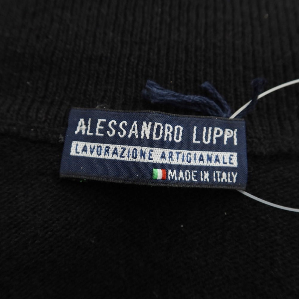 [Used] Alessandro Luppi wool cashmere high neck pullover knit 
Black [Size 44] [BLK] [A/W] [Condition Rank B] ​​[Men&