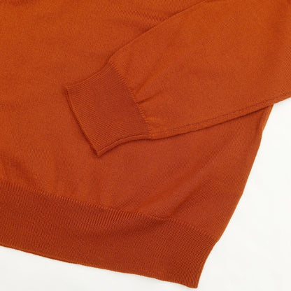 [Used] Alessandro Luppi wool crew neck pullover knit
 Terracotta [Size 44] [BRW] [A/W] [Condition Rank A] [Men&