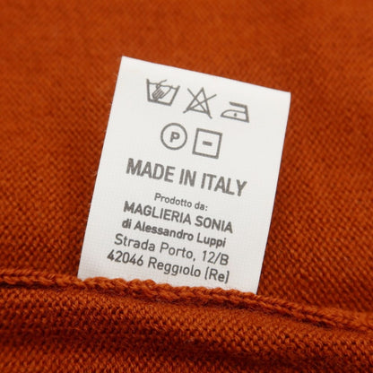 [Used] Alessandro Luppi wool crew neck pullover knit
 Terracotta [Size 44] [BRW] [A/W] [Condition Rank A] [Men&