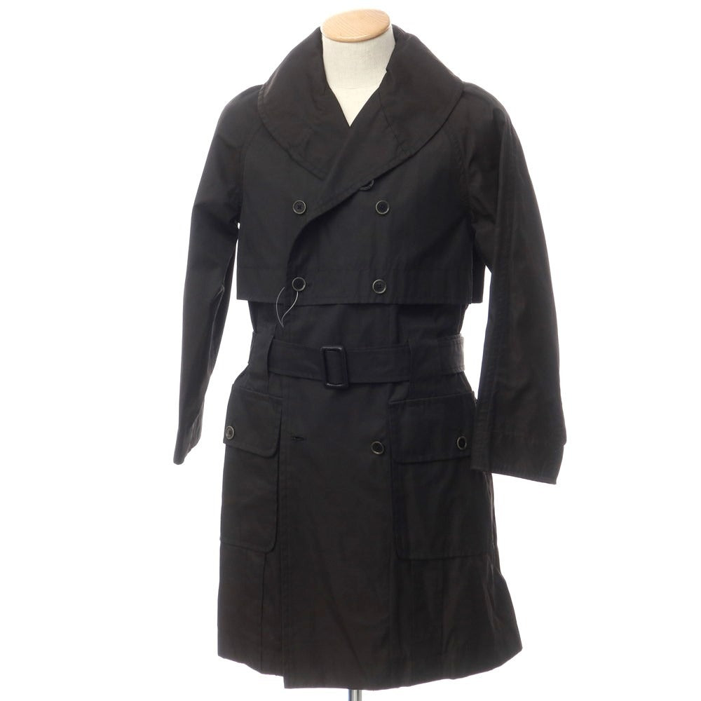 [Used] FREEMANS SPORTING CLUB Cotton Nylon Belted Coat Black [S] [Condition Rank C] [Men&