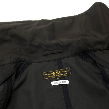 [Used] FREEMANS SPORTING CLUB Cotton Nylon Belted Coat Black [S] [Condition Rank C] [Men&