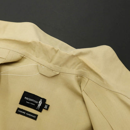 [Used] Mackintosh Cotton Balmacaan Coat Beige [36] [Condition Rank D] [Men&