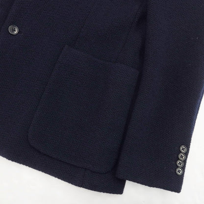 [Used] Armani Collezioni ARMANI COLLEZIONI Cotton wool 2B tailored jacket Navy [Size 48] [NVY] [A/W] [Condition Rank A] [Men&