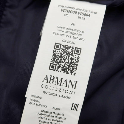 【中古】アルマーニ コレッツォーニ ARMANI COLLEZIONI コットンウール 2B テーラードジャケット ネイビー【サイズ48】【NVY】【A/W】【状態ランクA】【メンズ】【759876】
[BPD]