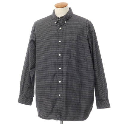 [Used] SSZ 2023 Autumn/Winter x MIN-NANO Cotton Button-down Casual Shirt Black x White [M] [Condition Rank B] ​​[Men&