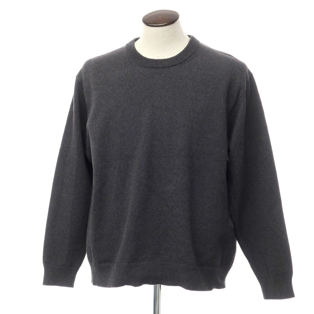 [Used] B:MING LIFE STORE by BEAMS Cotton crew neck pullover knit
 Dark gray [Size L] [GRY] [S/S] [Condition rank A] [Men&