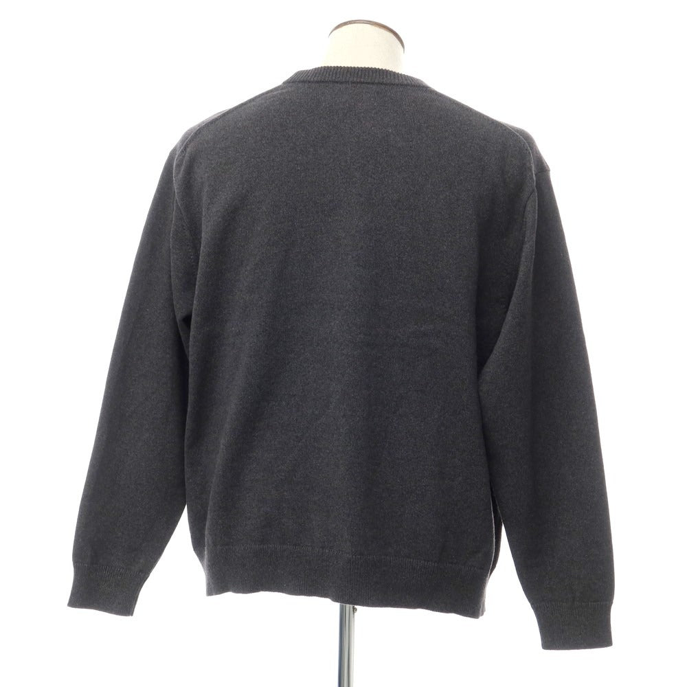 [Used] B:MING LIFE STORE by BEAMS Cotton crew neck pullover knit
 Dark gray [Size L] [GRY] [S/S] [Condition rank A] [Men&