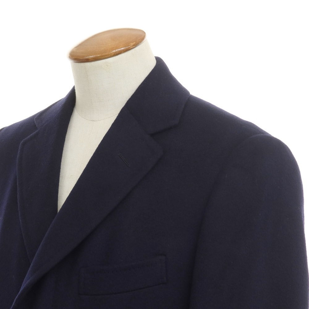 【中古】ダンヒル Dunhill カシミヤ チェスターフィールドコート ネイビー【 48 】【 状態ランクB 】【 メンズ 】
[CPD]