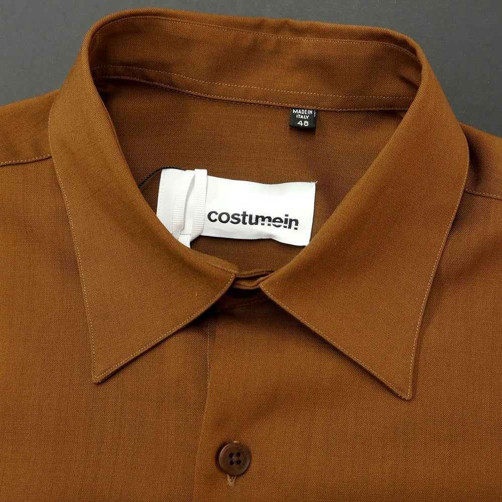 [New] Costmain Costumein Wool Casual Shirt Brown [Size 48] [BRW] [S/S/A/W] [Condition Rank N] [Men&