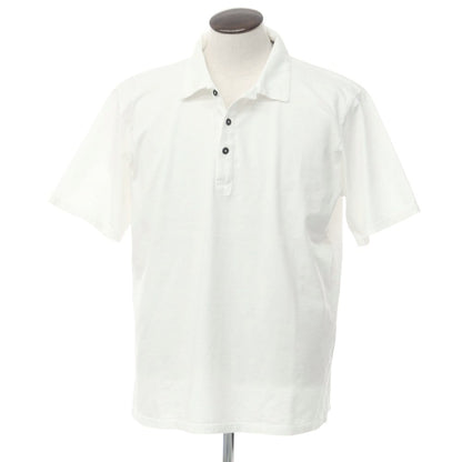 [New] Madson Cotton Short Sleeve Polo Shirt White [L] [Condition Rank N] [Men&