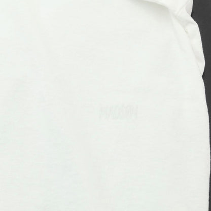 [New] Madson Cotton Short Sleeve Polo Shirt White [L] [Condition Rank N] [Men&