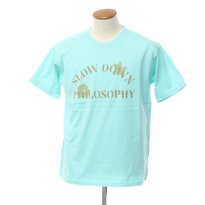 [New] Madson Cotton Crew Neck Short Sleeve T-Shirt Aqua Green [M] [Condition Rank N] [Men&