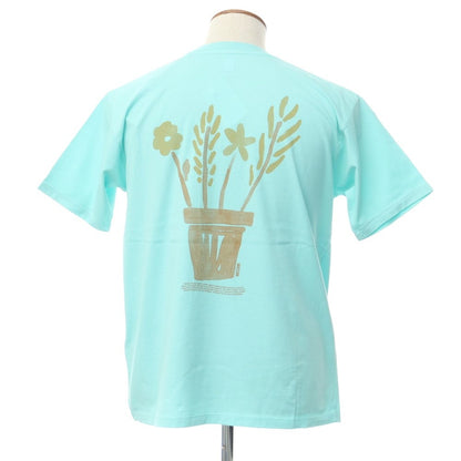 [New] Madson Cotton Crew Neck Short Sleeve T-Shirt Aqua Green [M] [Condition Rank N] [Men&