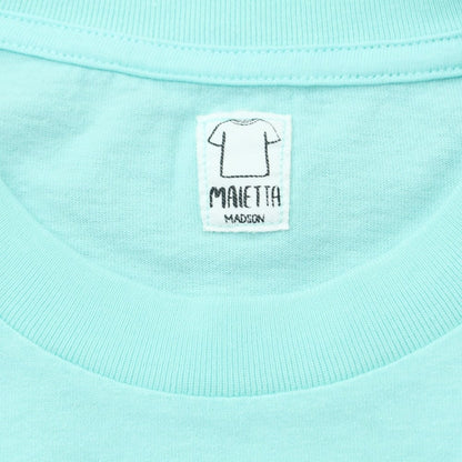 [New] Madson Cotton Crew Neck Short Sleeve T-Shirt Aqua Green [M] [Condition Rank N] [Men&