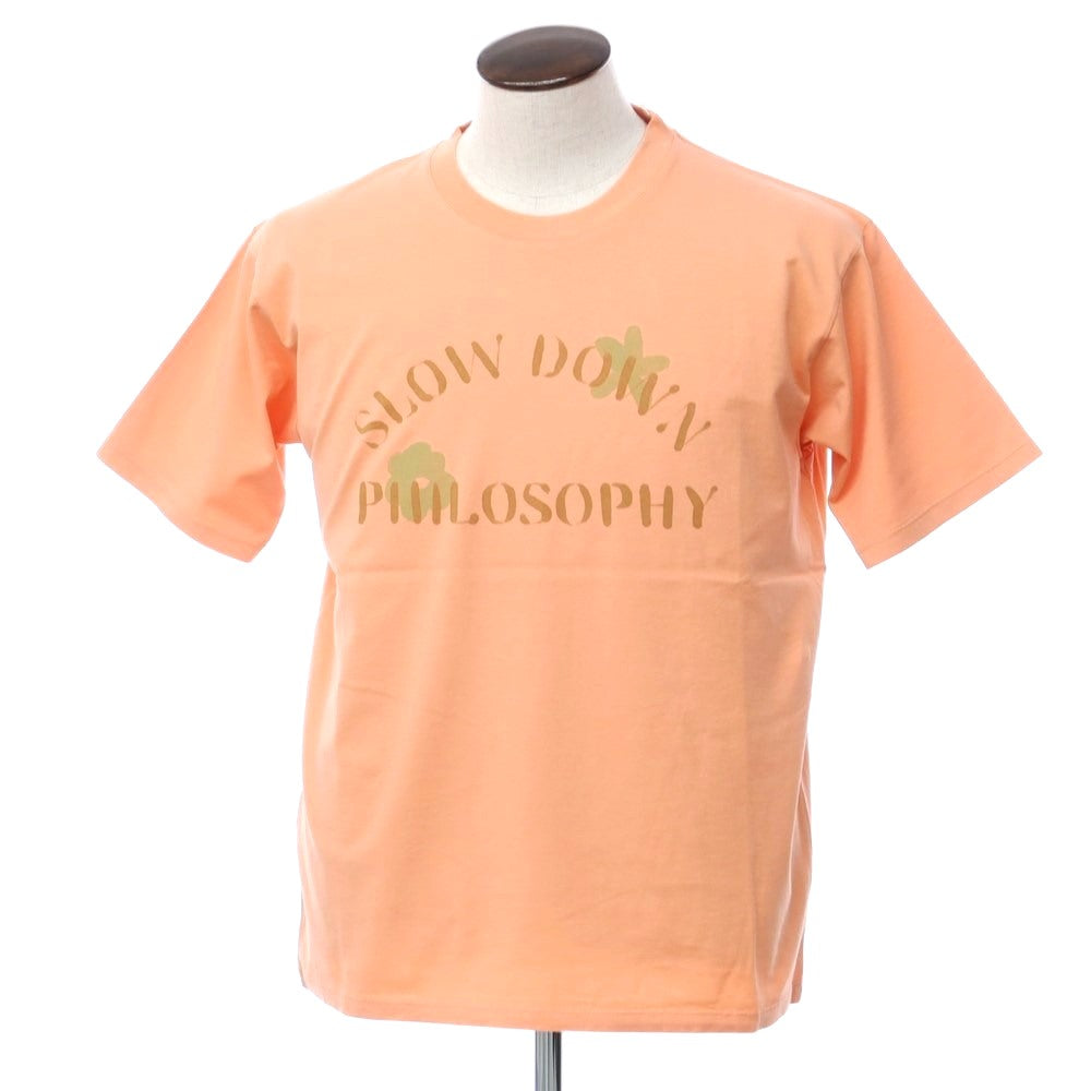 [New] Madson Cotton Crew Neck Short Sleeve T-Shirt Salmon Pink [L] [Condition Rank N] [Men&