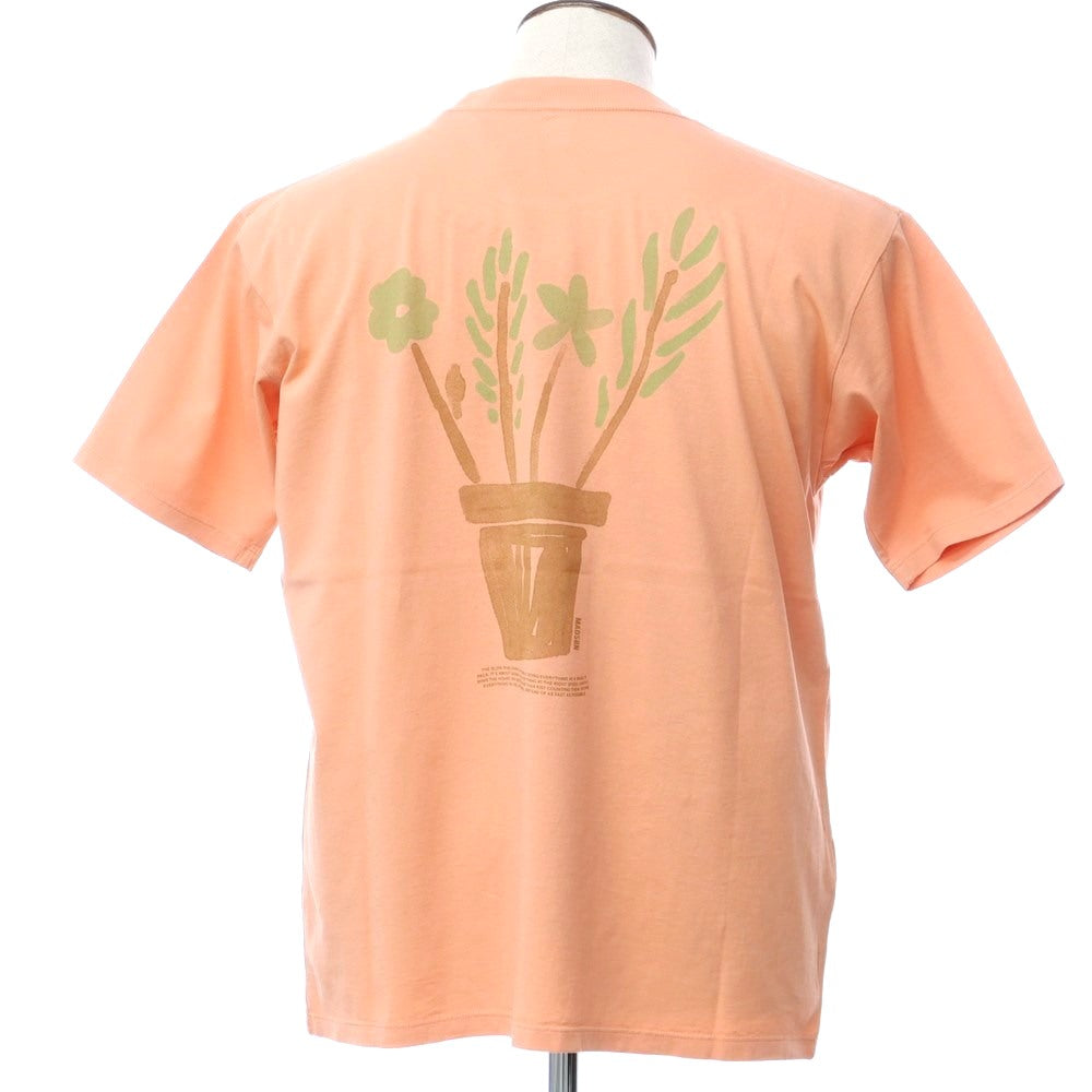 [New] Madson Cotton Crew Neck Short Sleeve T-Shirt Salmon Pink [L] [Condition Rank N] [Men&