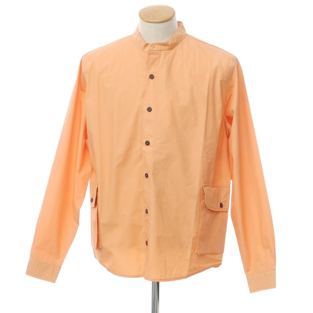 [New] Madson Cotton Band Collar Casual Shirt Salmon Orange [Size S] [ORG] [S/S/A/W] [Condition Rank N] [Men&