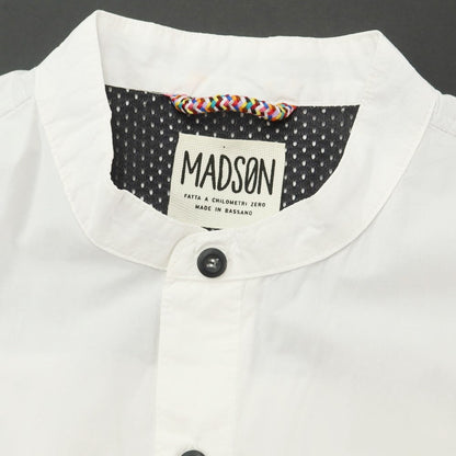 [New] Madson Cotton Band Collar Casual Shirt White [Size M] [WHT] [S/S/A/W] [Condition Rank N] [Men&